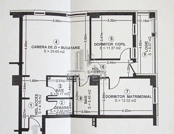 Apartament cu 3 camere/parcare/prima inchiriere/zona Vivo. - Poză 5