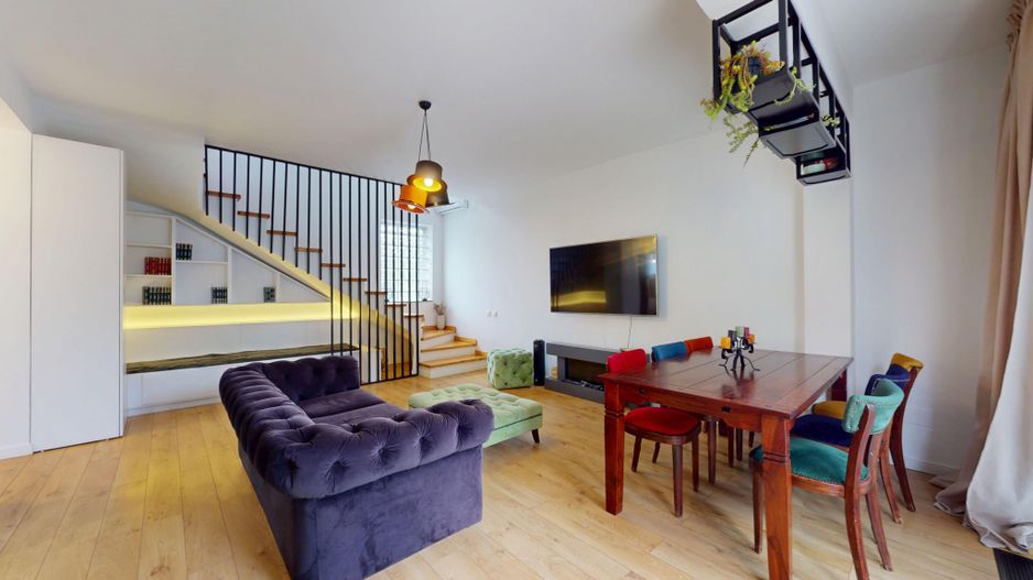 Popesti-Leordeni central vila individuala 130m utili curte 200 mp - Poză 2