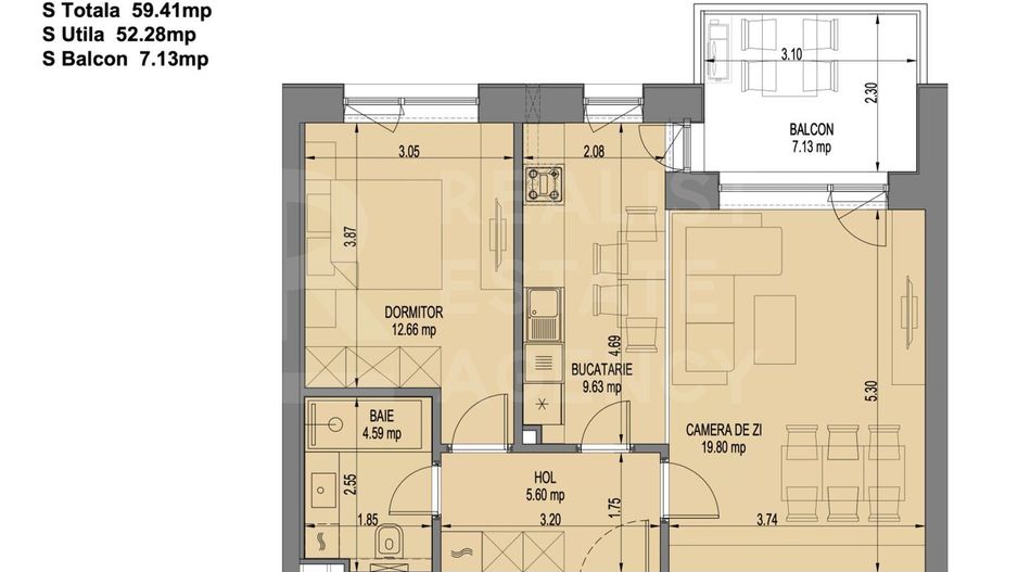 Vânzare, apartament, 2 camere, Nusco City Park, București - Poză 3