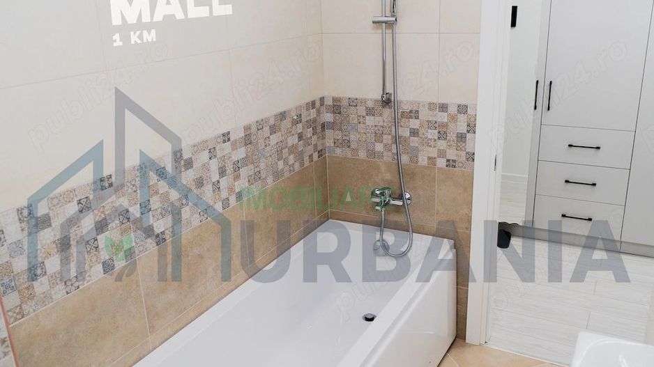 Apartament 1 cameră, 40 mp, mobilat modern, loc de parcare inclus - Valea Lupului, Iași - Poză 3