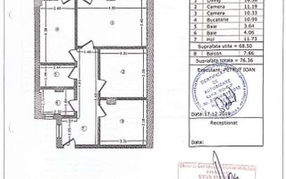 Apartament 3 camere, 69 mp utili, terasă 8 mp, parcare, Pallady - Poză 8