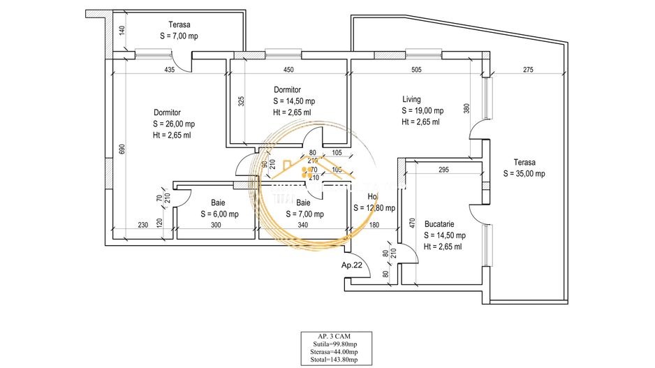 Apartament Penthouse vedere superba libera Parc metrou 1 decembrie - Poză 2