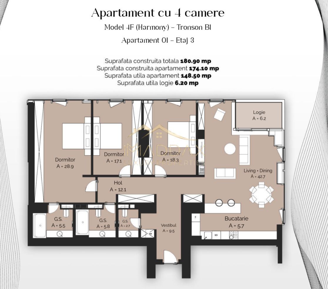 Proiect rezidențial // Apartamente 1-5 camere // Finalizare 2026 - Poză 71