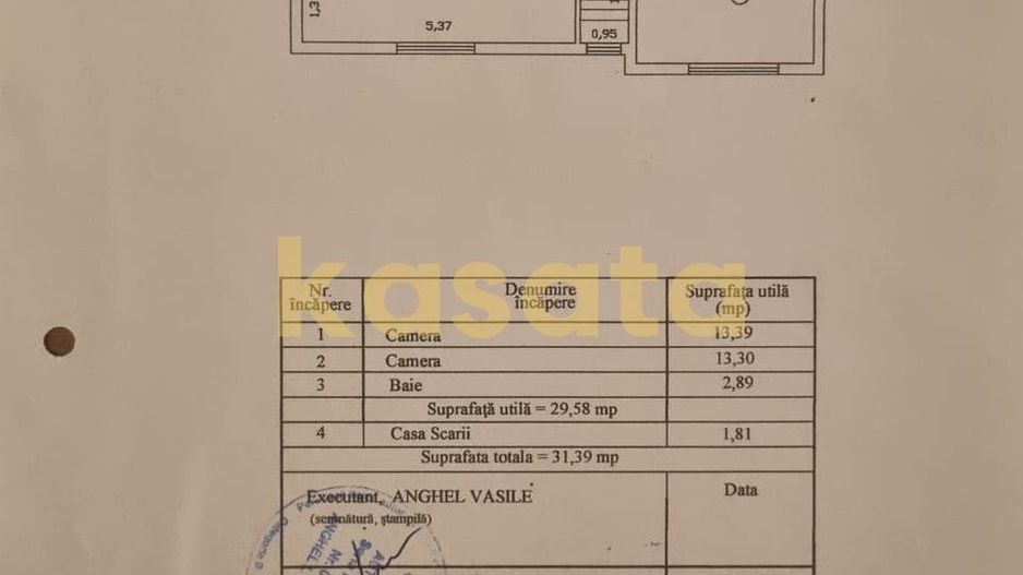 Casă 3 Camere de Vanzare | Curte | Renovată | Magazie - Schiță 26