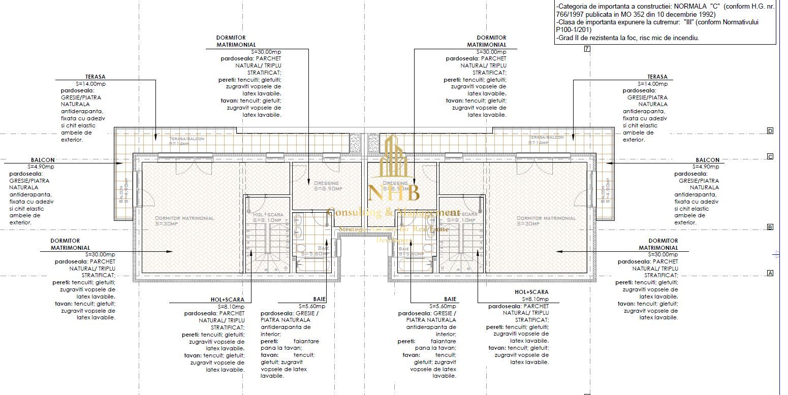 Vând vila în duplex 4 camere, 3 dormitoare, 4 bai, 2 locuri parcare - Poză 19