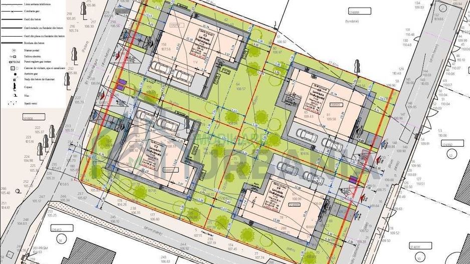 Teren intravilan în Bucium, Iași, cu autorizatie de construire pentru 4 case individuale - Poză 4