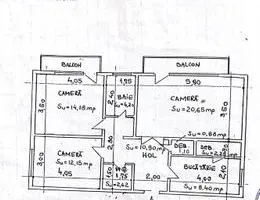 Apartament 3 camere de vânzare în Cug, zona Biserica Înălțarea Domnului, Iași - Poză 16