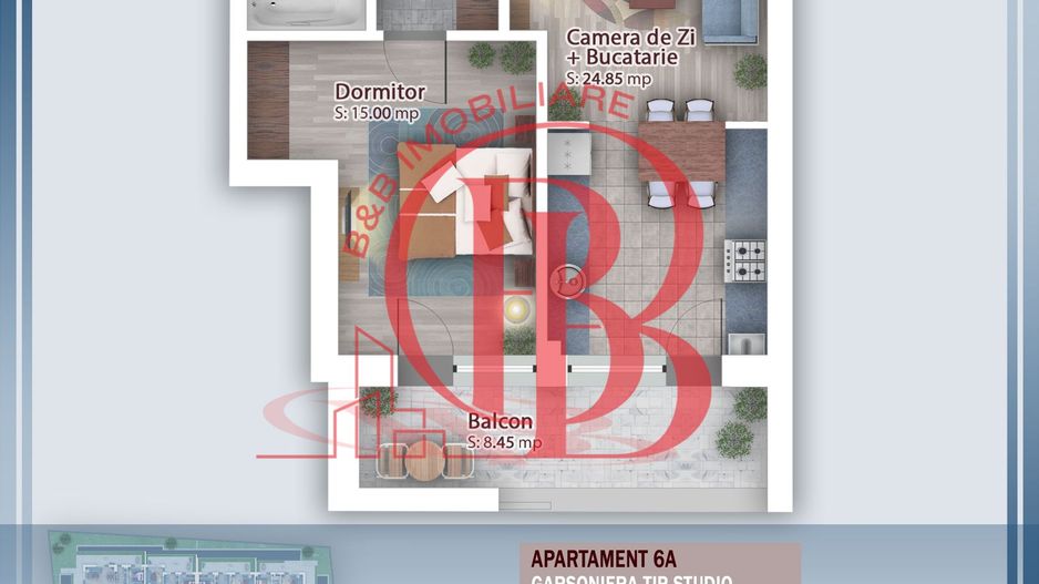 Oferta Lansare 2 camere  incalzire pardoseala - Schiță 6