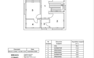 Casa complet mobilata 5 camere 3 bai curte generoasa - Schiță 37