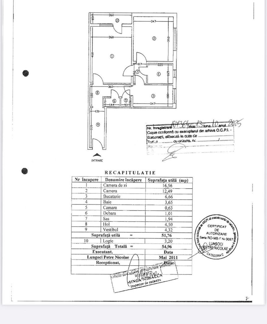 APARTAMENT 2 CAMERE LUX  DRUMUL TABEREI - Schiță 9