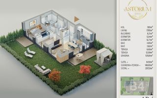 AP 3CAM.+GRADINA - COMPLEX PREMIUM FINALIZAT / ASTORIUM GARDEN! - Poză 3