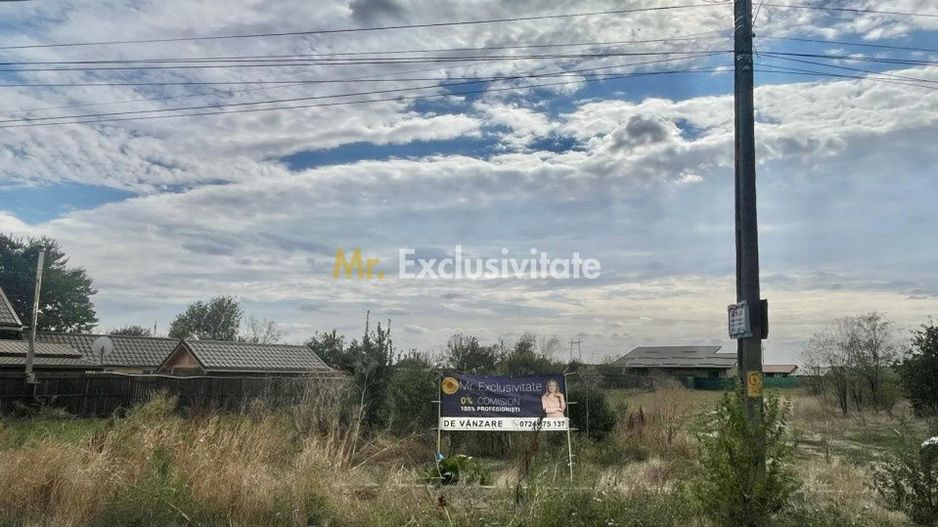 Teren cu proiect de casa pe parter langa Bucuresti - Poză 1