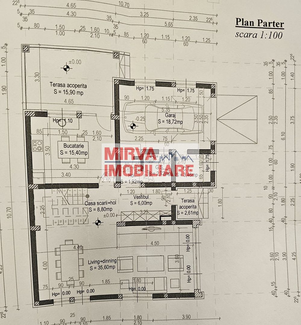 🏡 Vilă luminoasă, 4 camere, cu teren generos – Com. Plopu - Schiță 61