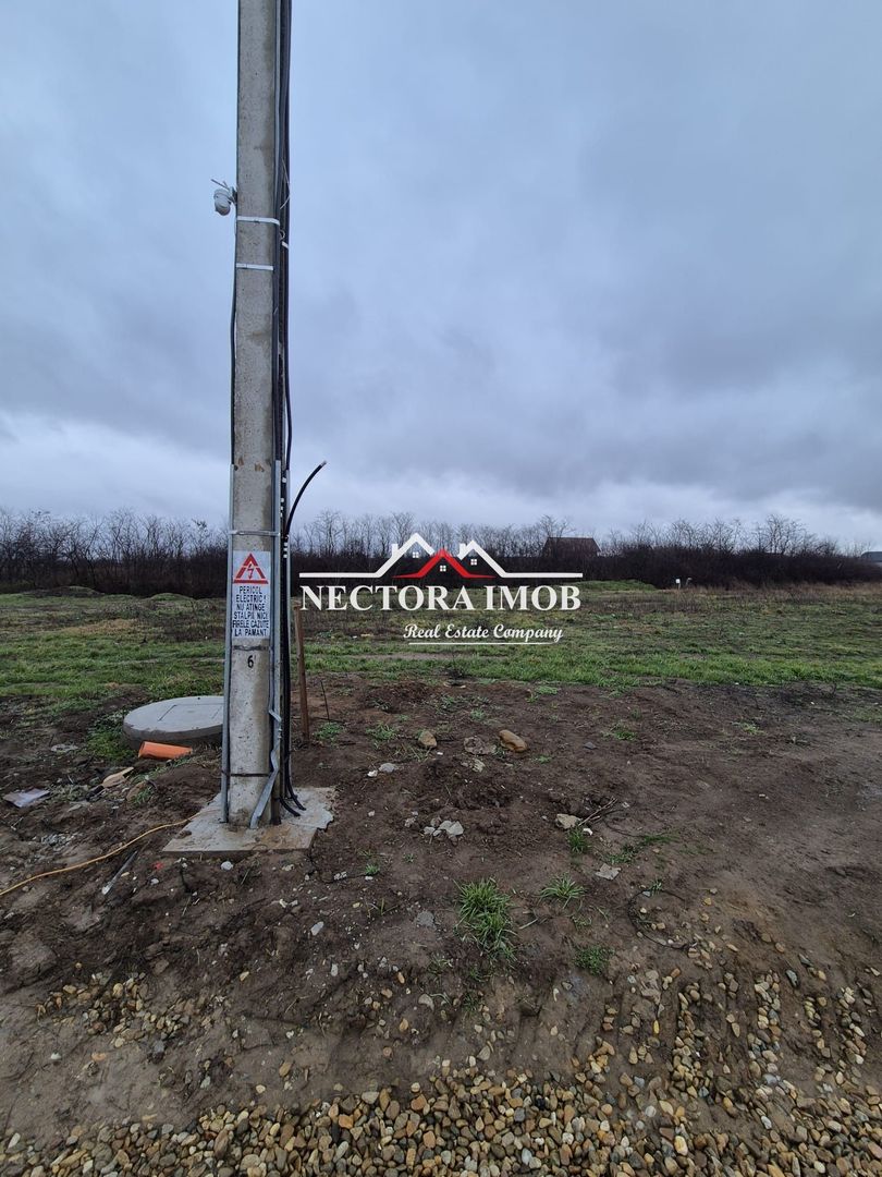 NECTORA IMOB-Teren Intravilan 501 mp, cu front 19ml, Nojorid,Utilitati - Poză 6