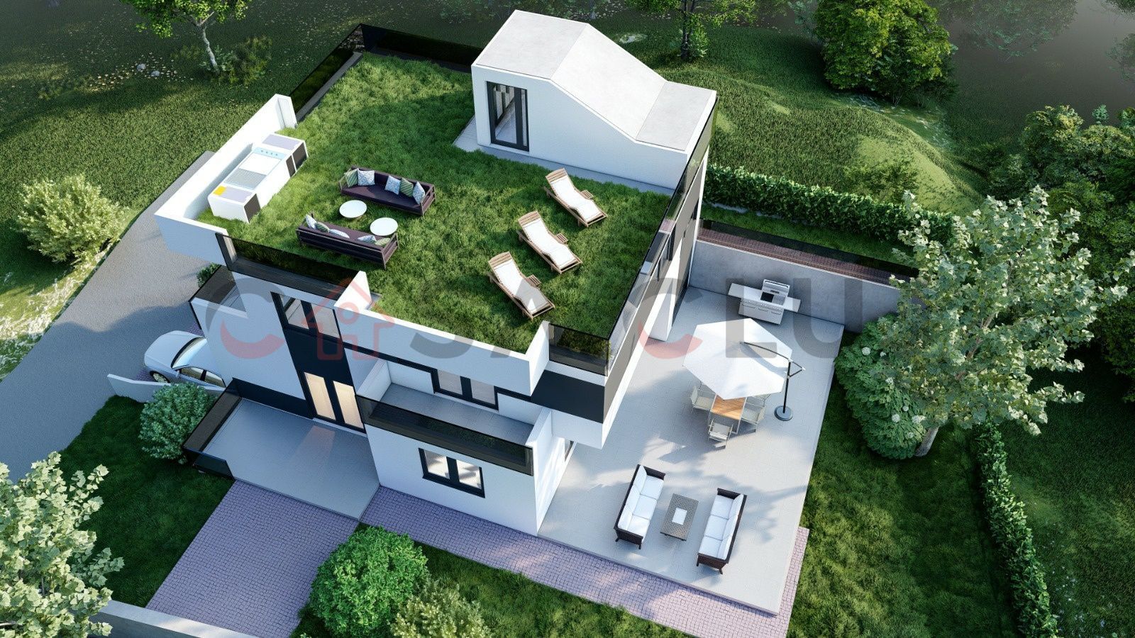 Casă moderna individuală D+P+E+T în Feleacu - Poză 39