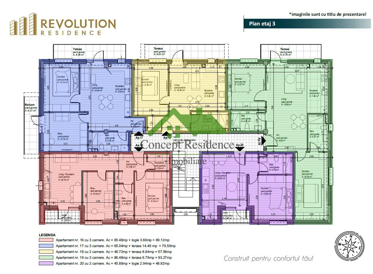 Comision 0%! Apartament 2 camere bloc nou, etaj 1,Oltului - Poză 10