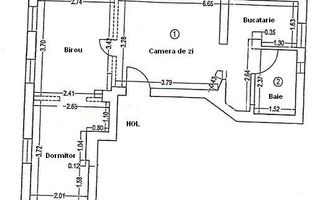 2 camere| DOROBANTI-RADU BELLER - Schiță 13