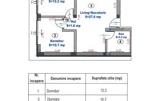 Apartament 3 camere | zona Turnisor | 57,4 mp - Poză 9