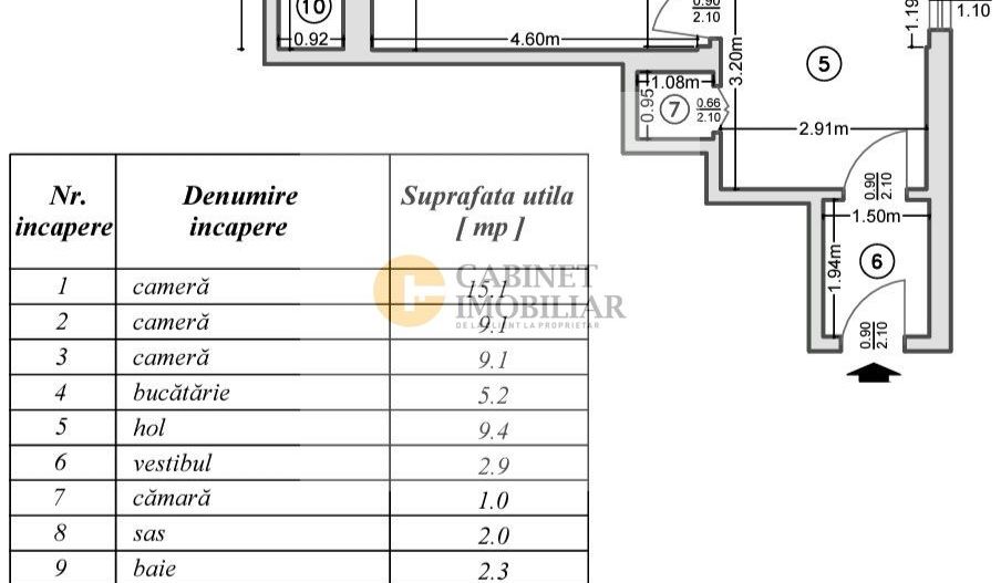 3 Camere Ultracentral | Vedere Panoramica | Regim hotelier - Poză 3