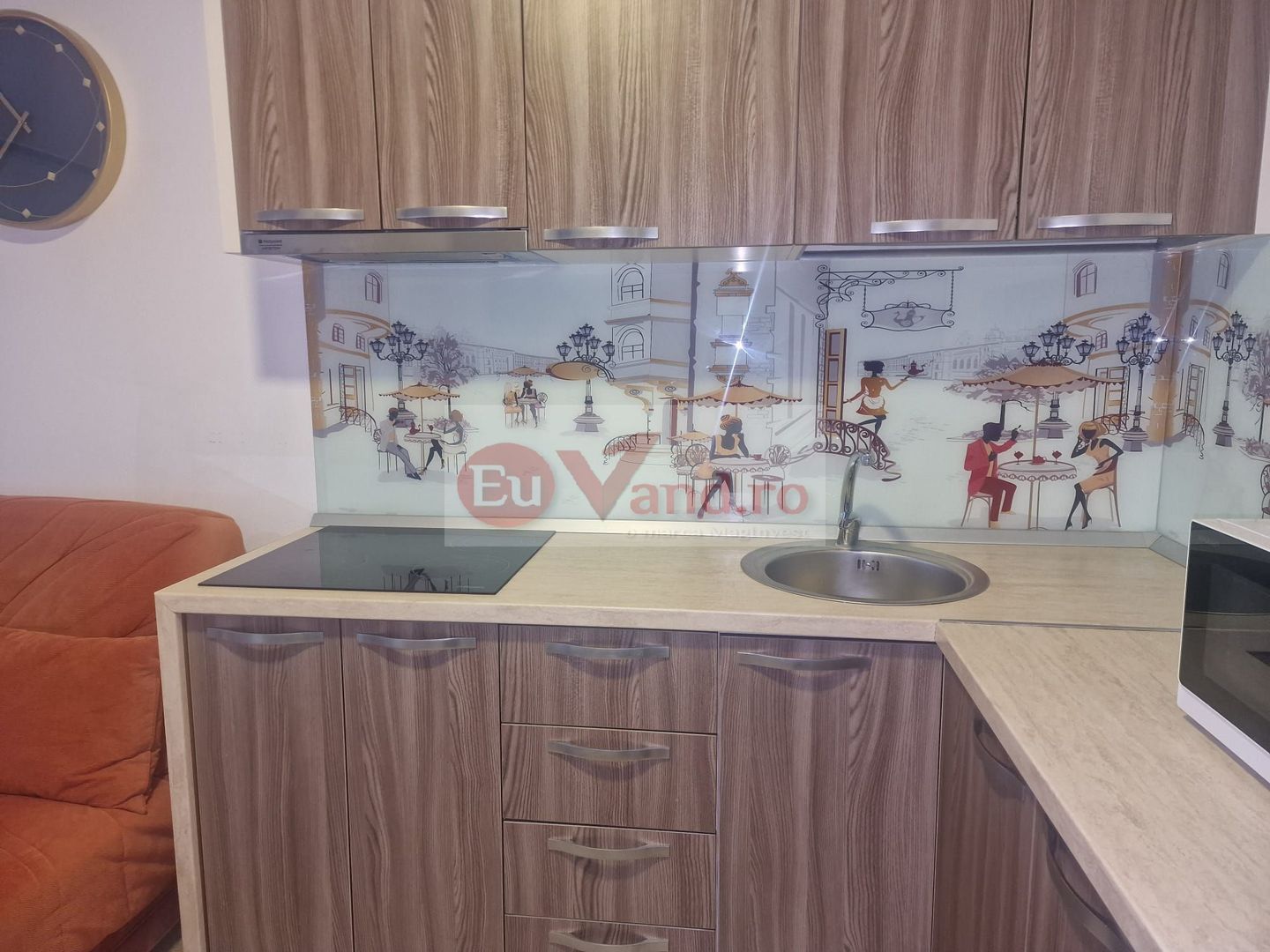 De inchiriat apartament cu 2 camere bloc nou, Anul revolutiei, et.1, 450 E - Poză 13