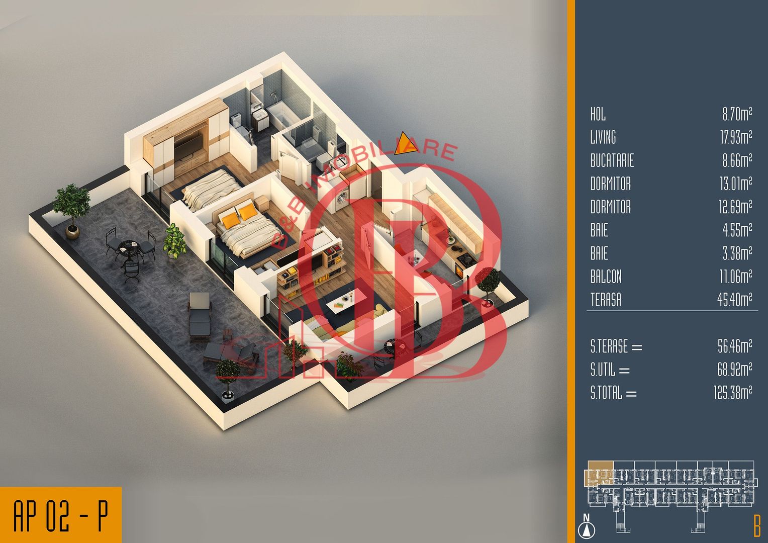 Oferta Lansare 3 camere proiect nou Pallady - Schiță 6