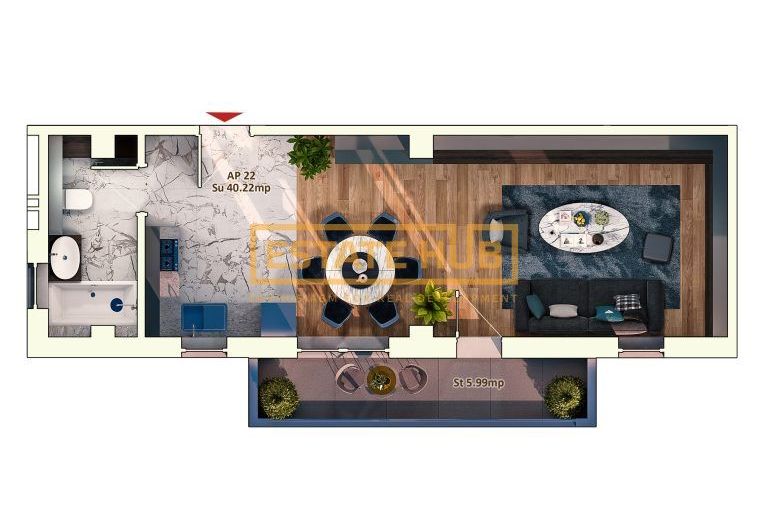 Apartament nou 2 camere | Str Dorobantilor | Comision 0% - Poză 7