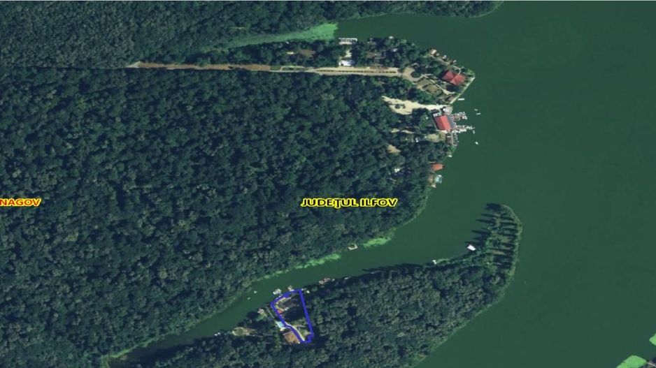 Proprietate unică Lacul Snagov 4390 mp cu deschidere de 70 ml la lac - Poză 2