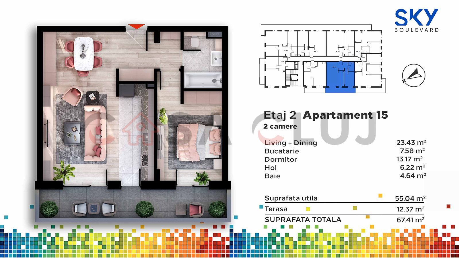 Apartament în construcție nouă, 2024, zona Iris ! - Poză 8