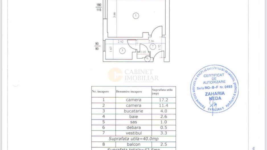2 camere | Fac de Drept - Mihail Kogalniceanu | Etaj intermediar - Poză 11