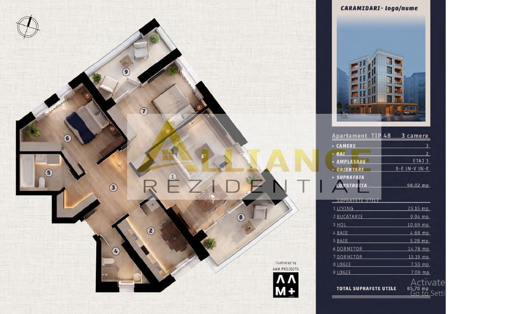 Metrou Tineretului - Apartament 3 camere decomandat - Bloc nou - Poză 2