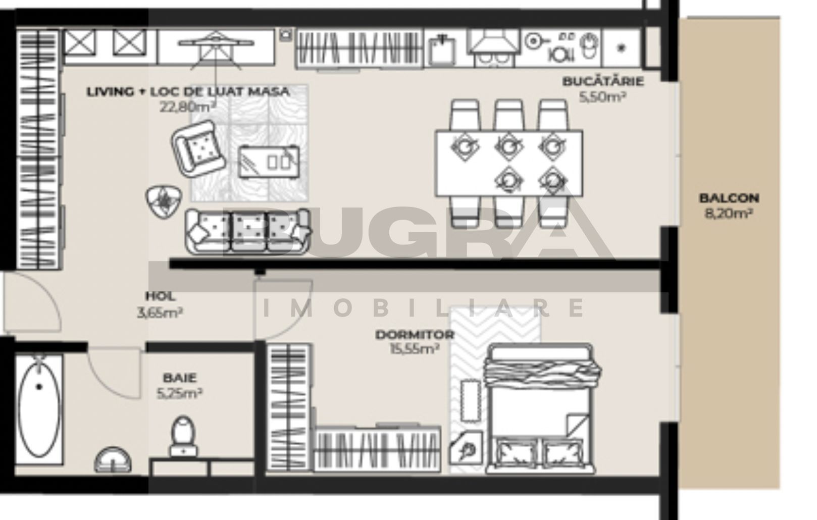 Apartament 2 camere, bloc nou, semifinisat, zona Kaufland - Poză 1
