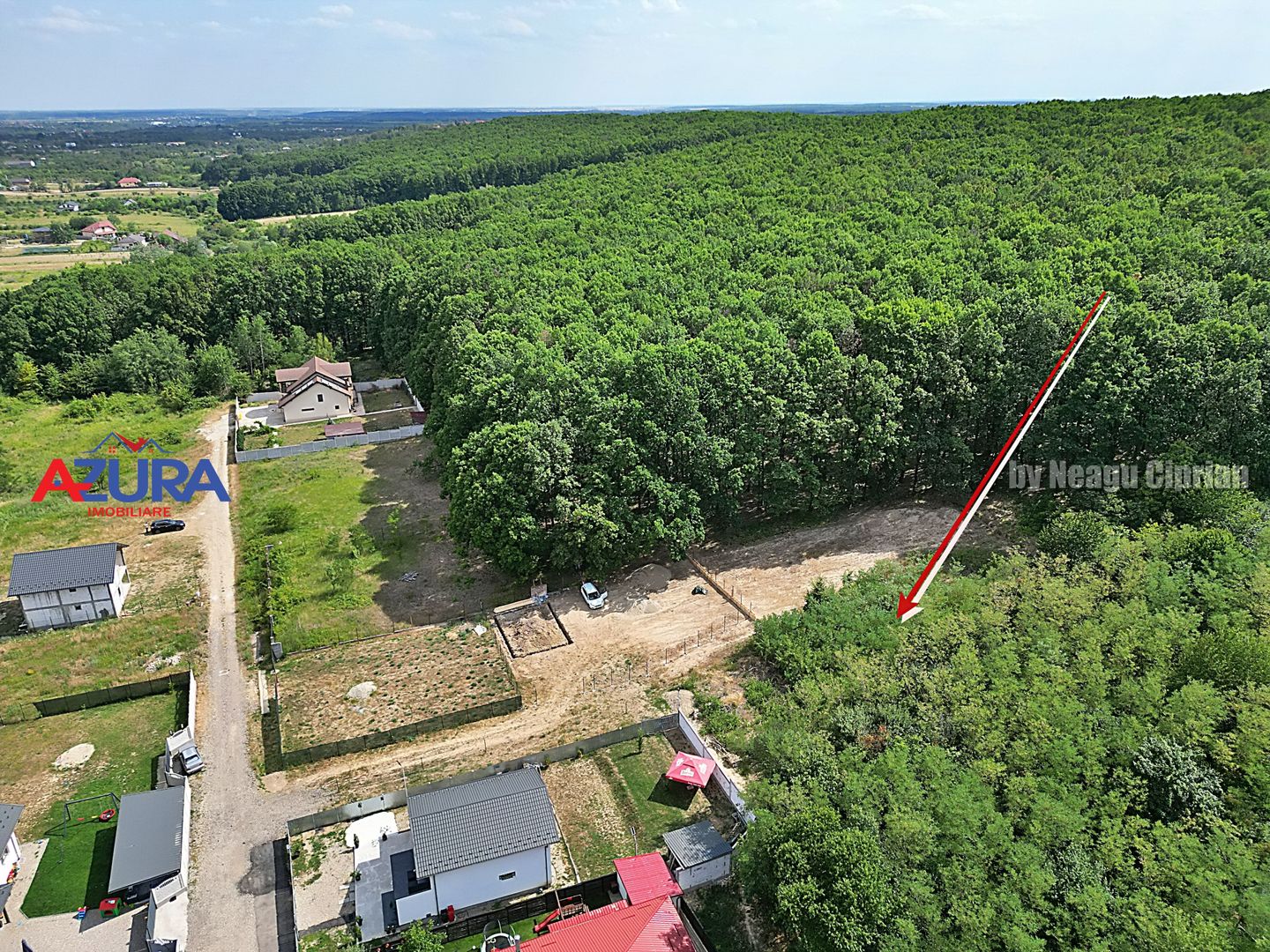 AZURA Imobiliare - Vanzare teren Hintesti, langa padure, 300m din DN - Poză 24