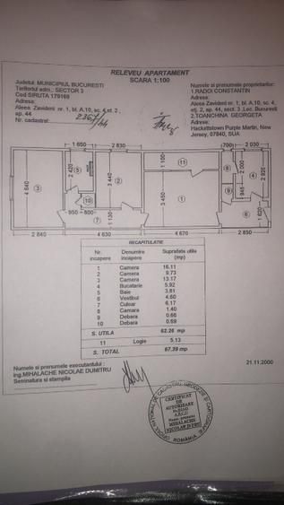 3 camere Balta Alba - de Vanzare - Aleea Zavideni 1 - necesita renovare T660 - Poză 1