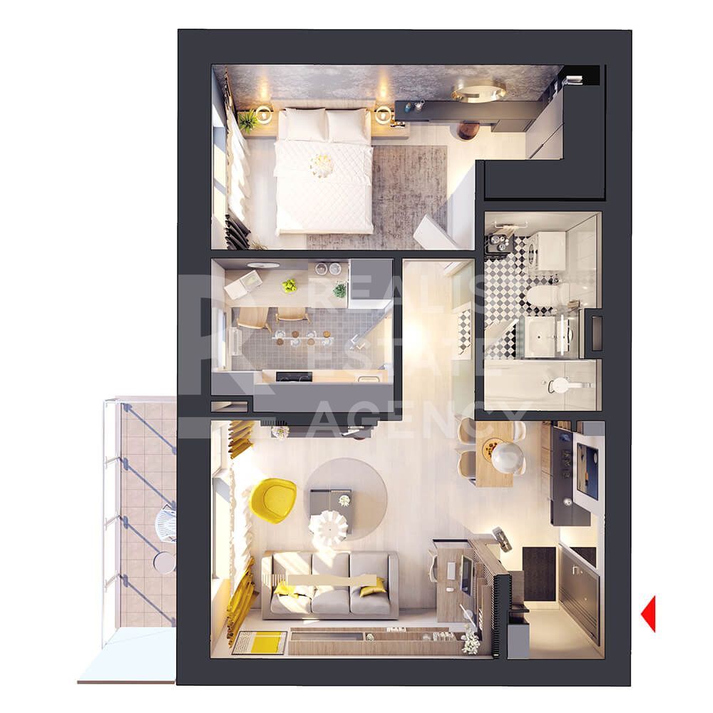 Vânzare, apartament, 2 camere tip 2B, Hils Brauner, București - Poză 12