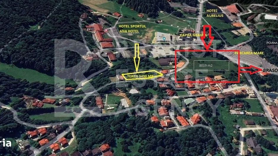 Teren intravilan 8.019 mp în Poiana Brașov, Strada Poiana Ursului - Poză 2