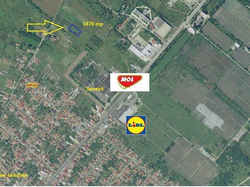 De vanzare teren Intravilan gradiste 1470 mp - Poză 2