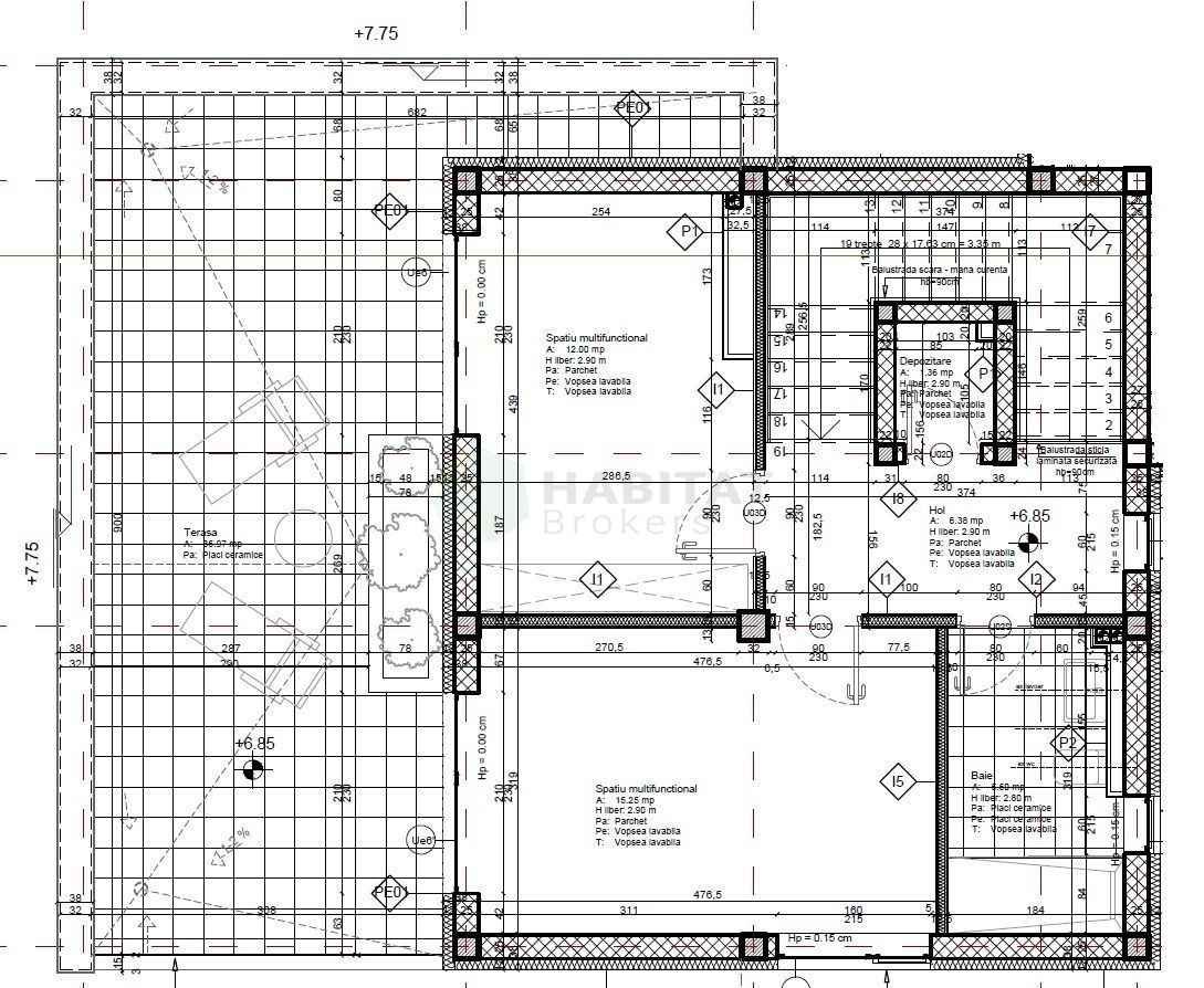 VILA IANCU NICOLAE, stil mediteranean, 5 dormitoare, 3 terase, gradina - Schiță 8