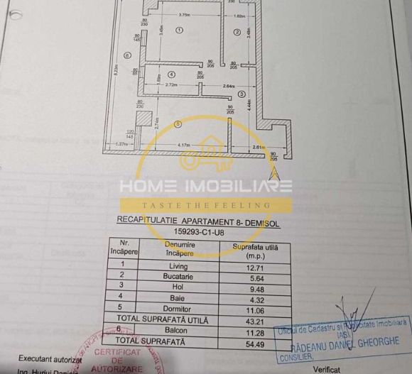 Apartament 2 camere, DECOMANDAT, LOC DE PARCARE, Lidl Bucium - Poză 7