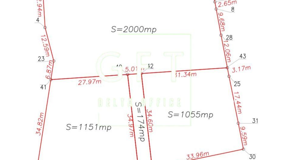 Teren intravilan 1055 mp cu utilitati-ideal casa P+2E-Valea Budacului - Poză 3