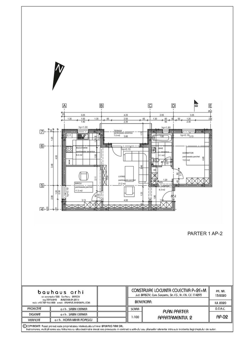 Apartament 3 camere Sanpetru-Blue Residence - Poză 14