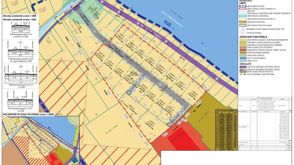 Teren cu vedere la lac, intravilan, Strada Laguna Albastra, Corbeanca - Poză 4