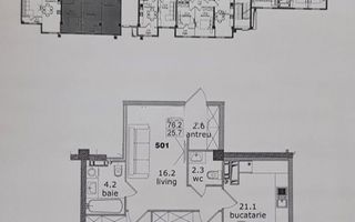 Vânzare, apartament, 2 camere, str. Alba Iulia, Buiucani - Poză 2