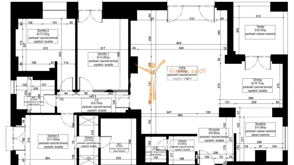 Herastrau | 4 camere | et 1 | 146mp | bloc 2009 | 993.000 euro - Poză 28
