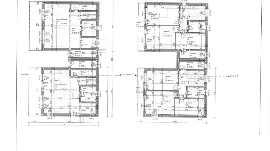 Casă individuală  – 130 mp utili, teren 575 mp, Cartierul Tineretului - Schiță 13