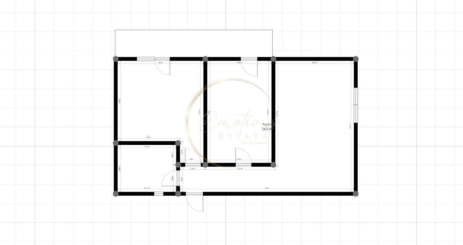 NOU | Apartament 2 camere 2 locuri de parcare | Braytim, Timișoara - Schiță 11