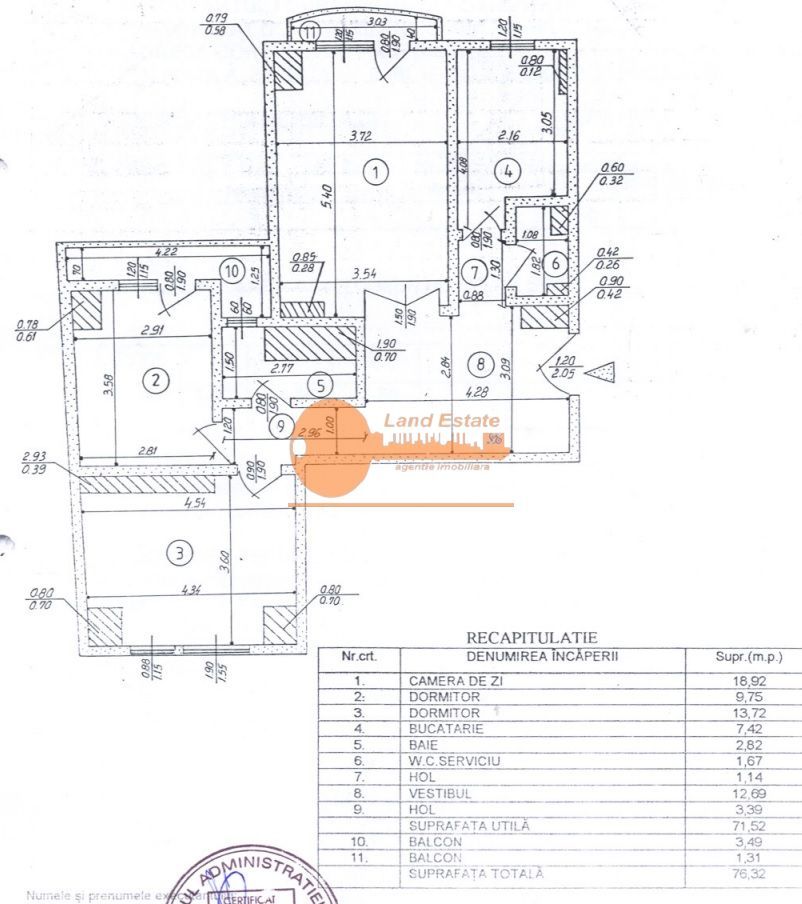 Apartament 3 camere Rond Alba Iulia - Poză 8