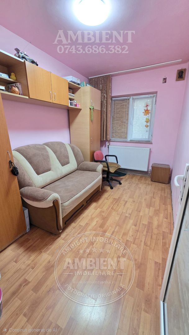 Apartament cu 3 camere, parter, mobilat și utilat, VASLUI - zona CARTIER; - Poză 9