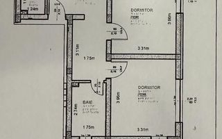 Apartament modern de lux, luminos, cu parcare inclusă - Schiță 10