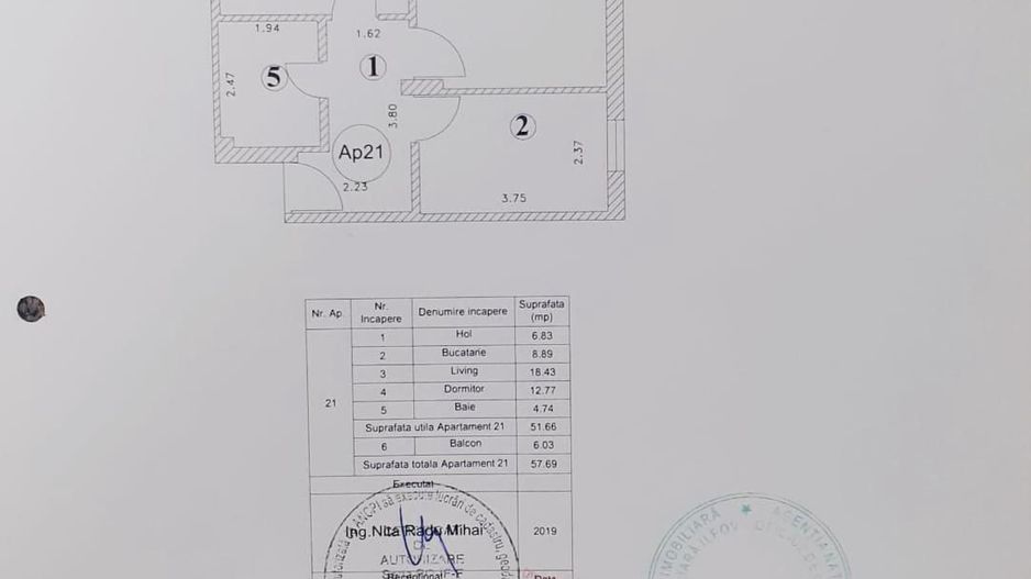 Apartament 2 camere Cartierul Latin Mobilat Utilat - Poză 8