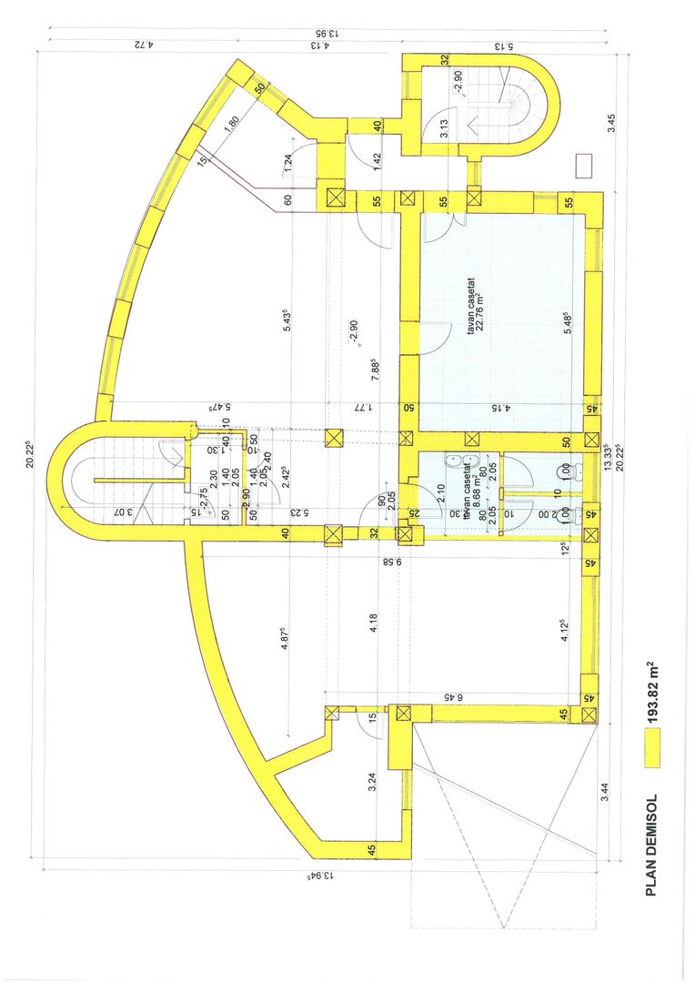 Cladire birouri - 282 mp -  zona Rebreanu - Schiță 6